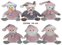 Opakowanie Zwierzęta świąteczne 32cm MIX