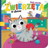 Zwierzęta w domu. Duże puzzle. Autor: Michalec Bogusław. SmakLiter.pl Okładka książki Zwierzęta w domu. Duże puzzle